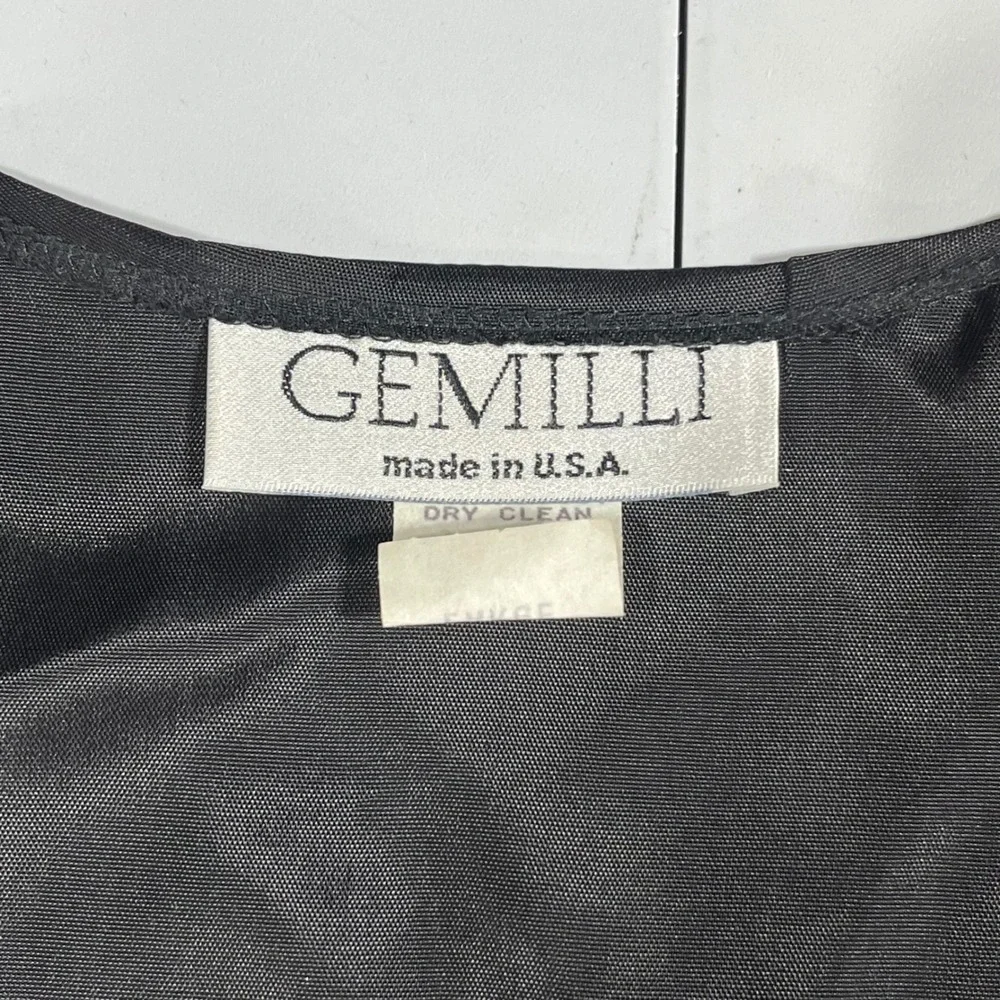 Gemilli VTG 90s Floral Velvet Fairy Grunge Whimsigoth Boho Vest Womens Large